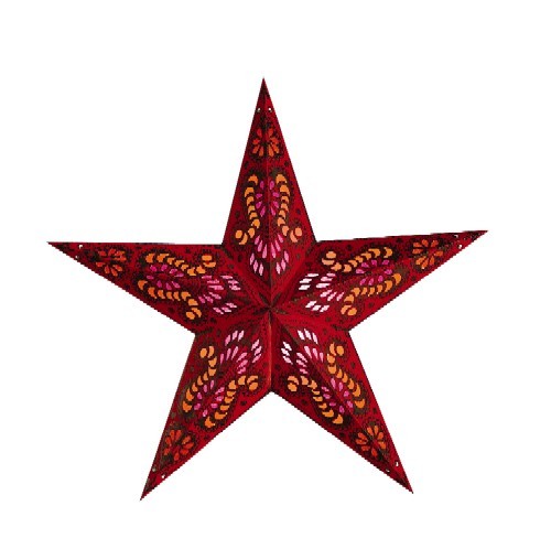 Starlightz Papierstern MERCURY RED