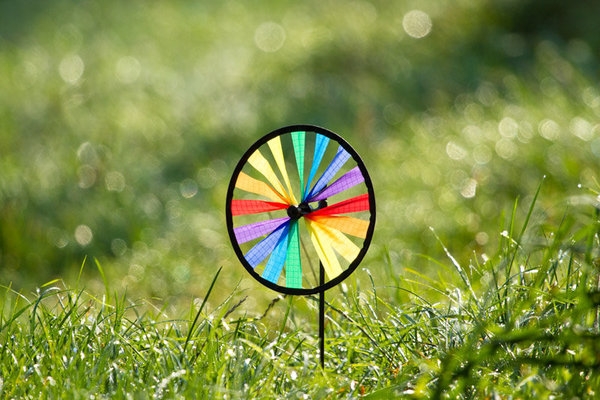 Windrad Magic Wheel Easy Rainbow