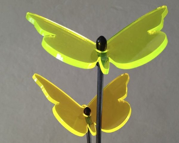Lichtzauber - Schmetterling klein, 10 cm, gebogen