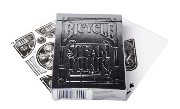 Bicycle Silver Steampunk - Premium Playing Cards