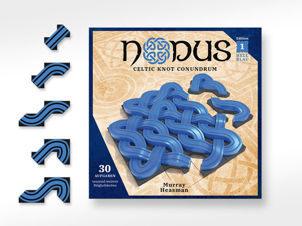 Nodus Edition 1 (hellblau) – Celtic Knot Conundrum