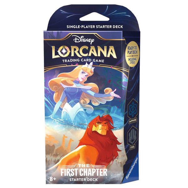 Disney Lorcana: The First Chapter - Starter Deck Steel and Sapphire