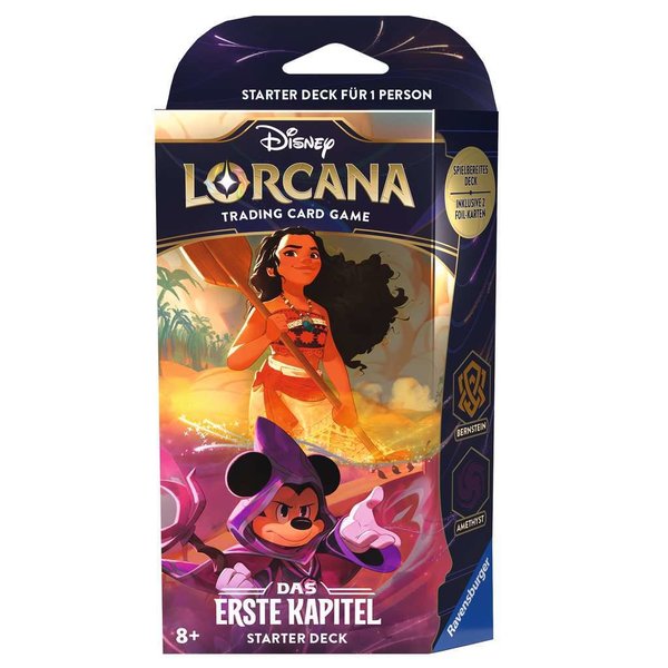 Disney Lorcana: Das Erste Kapitel - Starter Deck Bernstein und Amethyst