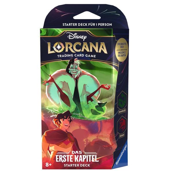 Disney Lorcana: Das Erste Kapitel - Starter Deck Smaragd und Rubin