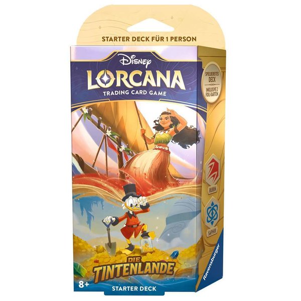 Disney Lorcana: Die Tintenlande - Starter Deck Rubin und Saphir
