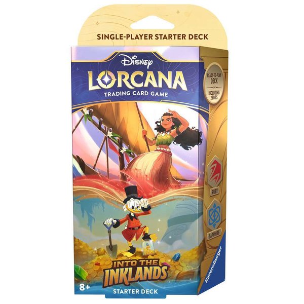 Disney Lorcana: Into The Inklands - Starter Deck Ruby and Sapphire